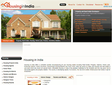 Tablet Screenshot of housinginindia.com